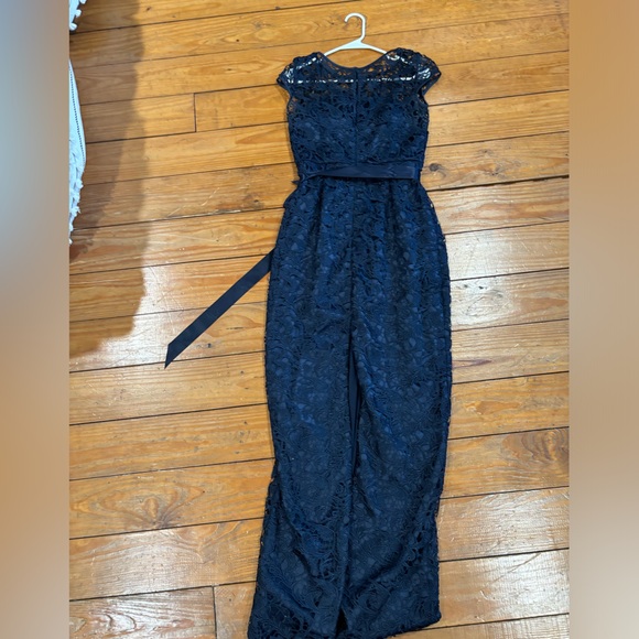 (707) ADRIANNA PAPELL NAVY BLUE DRESS - Picture 7 of 12